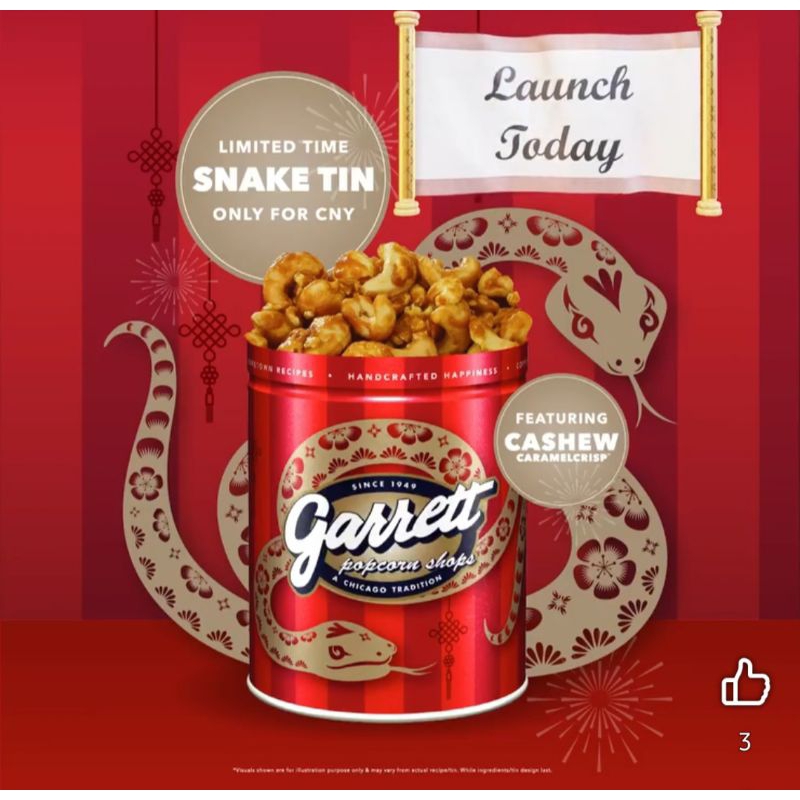 

[SINGAPORE ] HALAL GARRETT POPCORN KALENG PETITE SIZE M