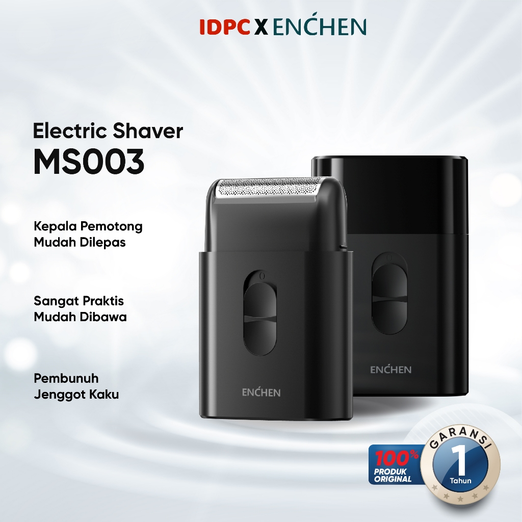 ENCHEN MS003 Alat Cukur Elektrik Alat Cukur Kumis Jenggot Portable Slim mini Electric Shaver