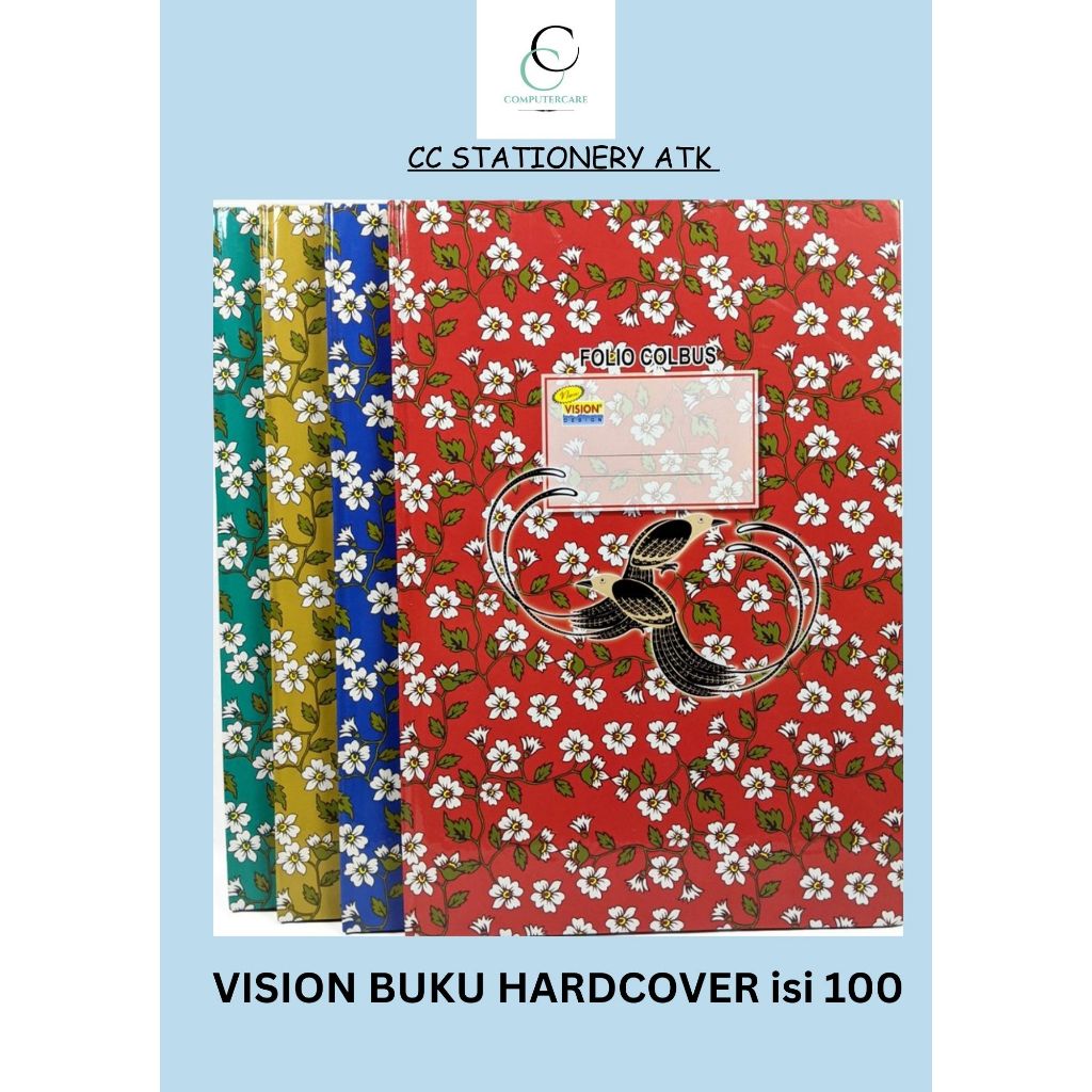 

VISION BUKU HARDCOVER isi 100 FOLIO