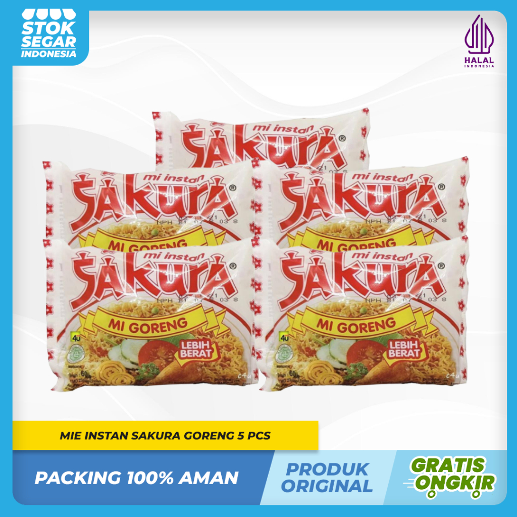 

Mie instan sakura goreng 5pcs