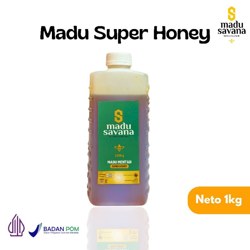 

Madu Murni Asli 1kg Nektar Randu 100% Alami Pure Natural Raw Honey