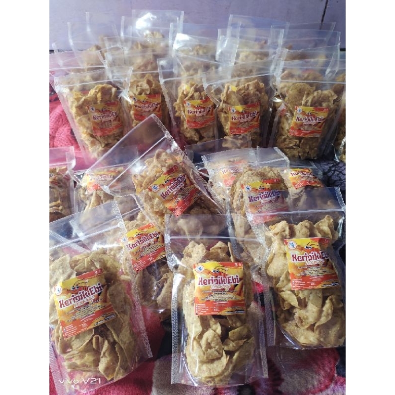 

Keripik Ebi INAWAY Gurih, Kriuk Bikin Nagih dengan racikan bumbu yang pas ukuran 1pcs, 1kg, 1/2kg