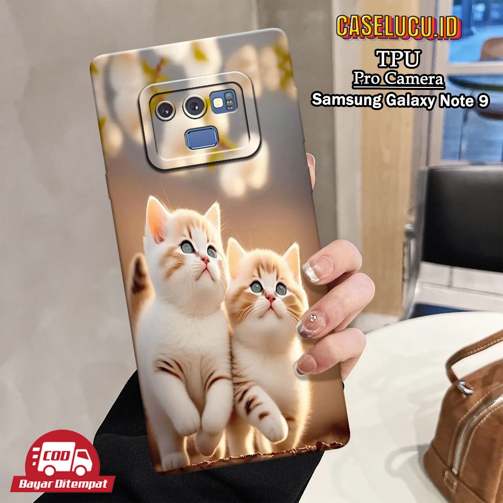 Case Samsung Galaxy Note 9 Terbaru - Fashion Case Kucing - Casing Hp Samsung Galaxy Note 9 - Kesing 