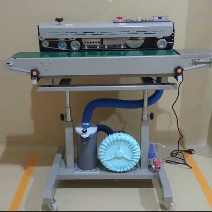 OSSEL Continuous Band Sealer Gas Filling Sealer Mesin Pengemas isi Press Plastik Otomatis OSSEL
