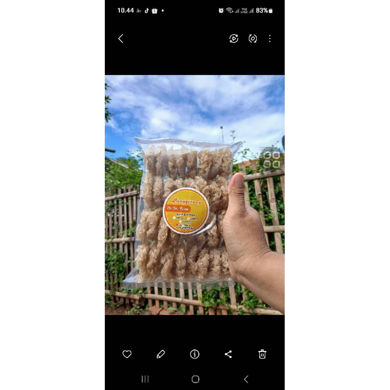 

bundling 2 pack rengginangterasi/rengginangketanasli/renggiangkhaskarawang 1kg