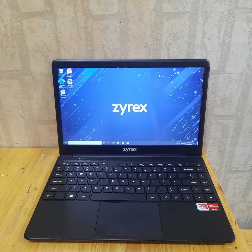 Laptop Zyrex ASXU, Amd A9-9400, Gen 7Th, Radeon R5 Graphics, Ram 4 Gb / 128Gb, Seri Baru, Mulus, Bla