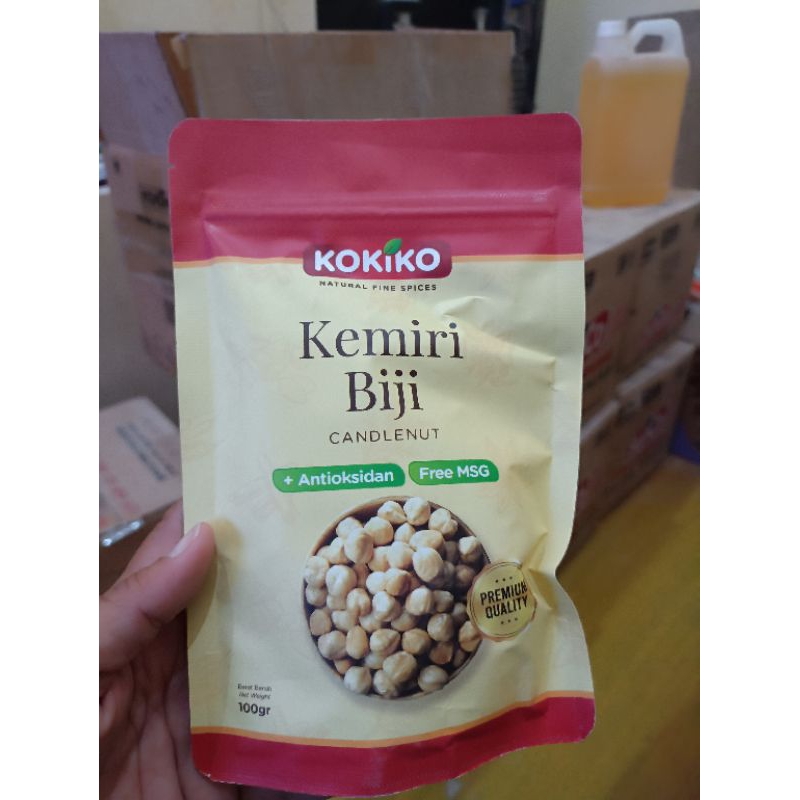 

kokiko kemiri utuh/biji 100gr