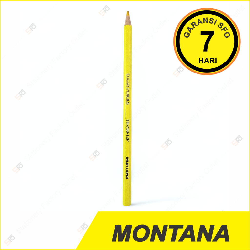 

Pensil Warna Montana Satuan - Yellow Lemon - Kuning