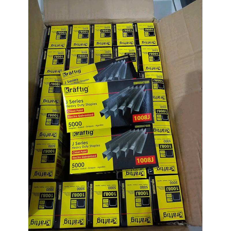

Kraftig J1008 (8 MM) Refill Isi Staples Untuk Sofa Jok Motor DLL