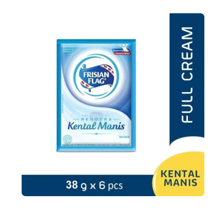 

Susu Kental Manis Sachet Frisian Flag Rencengan (38 Gr x 6)