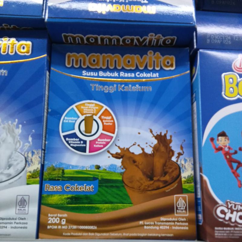

mamavita susu bubuk coklat 200gr