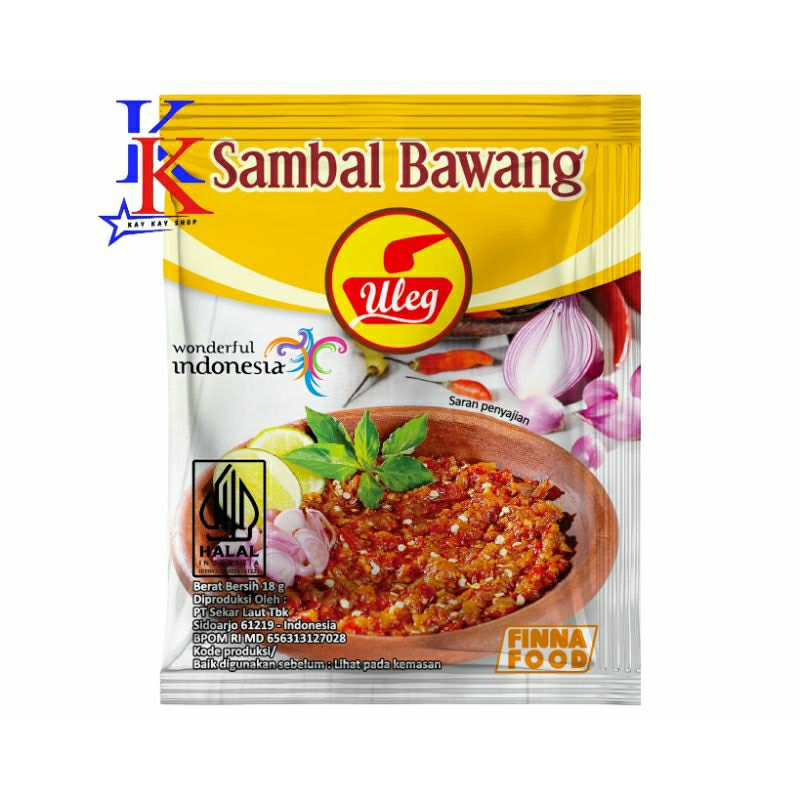 

Finna Sambal Uleg Bawang 18gr (1 renceng x 10 pcs) / (1 dus isi 10 renceng)