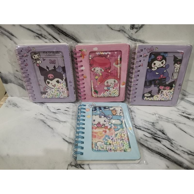 

Notebook Sanrio dengan hiasan lucu dan menarik