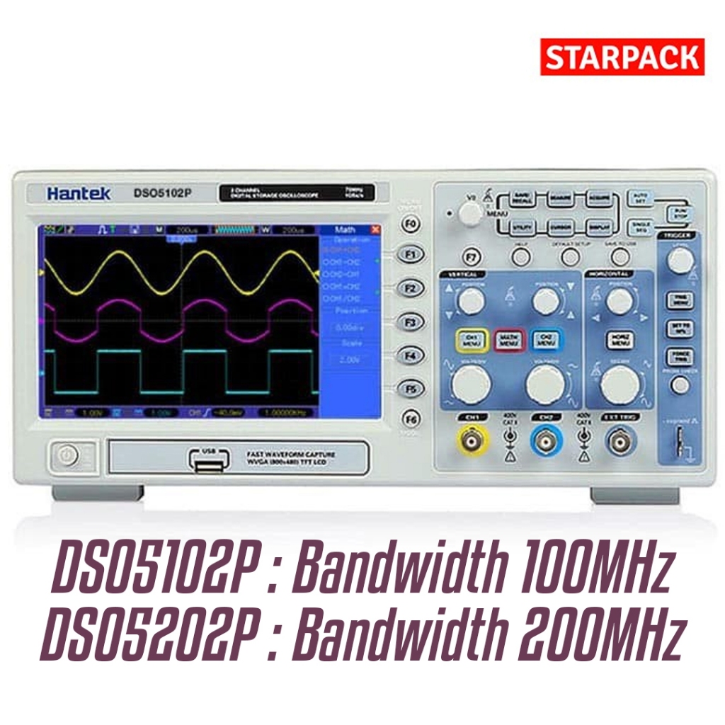 HANTEK DS05102P/ DSO5202P Digital Oscilloscope