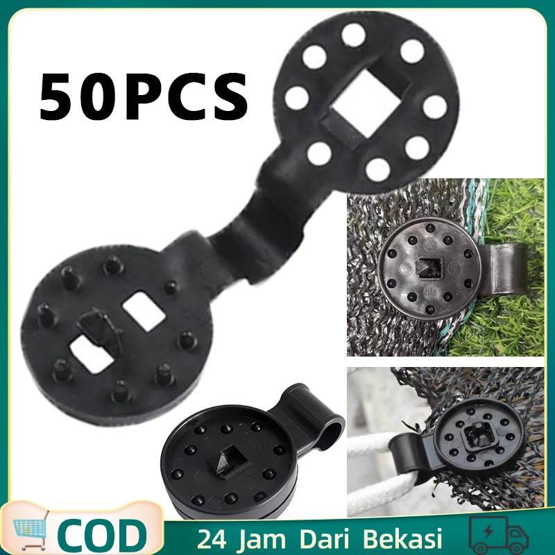 50pcs Clip Paranet Jepitan Paranet Jaring Klip Jaring Paranet Cantolan Paranet Klip Penjepit Paranet