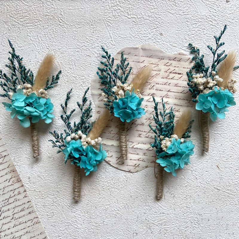 Corsage wedding pin jas tosca