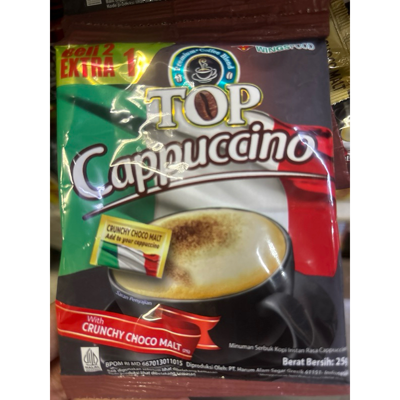 

Top Coffee Kopi Cappuccino isi 15/renceng