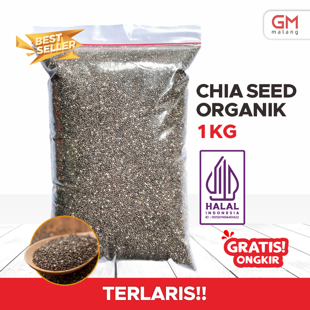 

Chia Seed Premium 1Kg Mexico Kualitas Terbaik Untuk Diet Kaya Serat