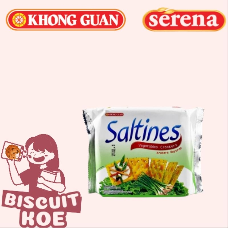 

Khong Guan Saltines Vegetables Crackers 150g