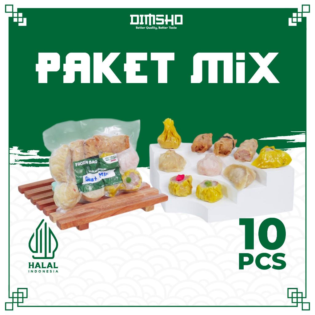 

DIMSUM PAKET MIX 10 PCS II DIMSUM FROZEN PREMIUM HALAL II PAKET DIMSUM MIX 10 PCS 10 VARIANT