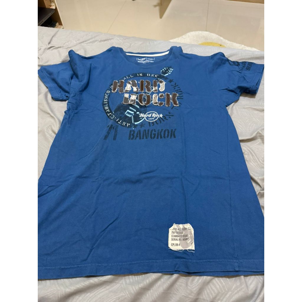 (PRELOVED) HARD ROCK ORIGINAL 100% T-SHIRT SIZE M FOR MEN