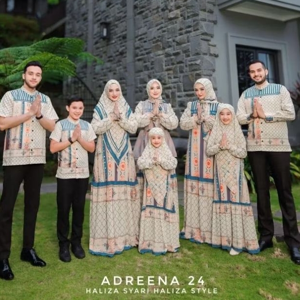 SALE STOKU‼️Gamis Abaya Haliza Adreena 24 by Haliza Syar'i Haliza Style Gamis lebaran Gamis Idul Fit