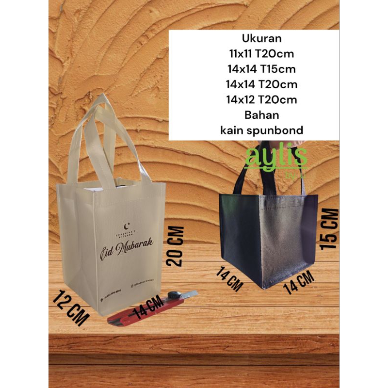 

PO Tas kotak mini 11x11 14x12 14x14