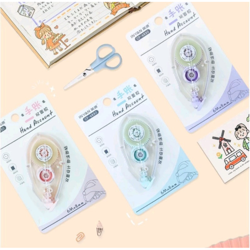 

[TGO011] - Glue Tape / Lem Tempel / Lem Scrapbook / Lem Gulung