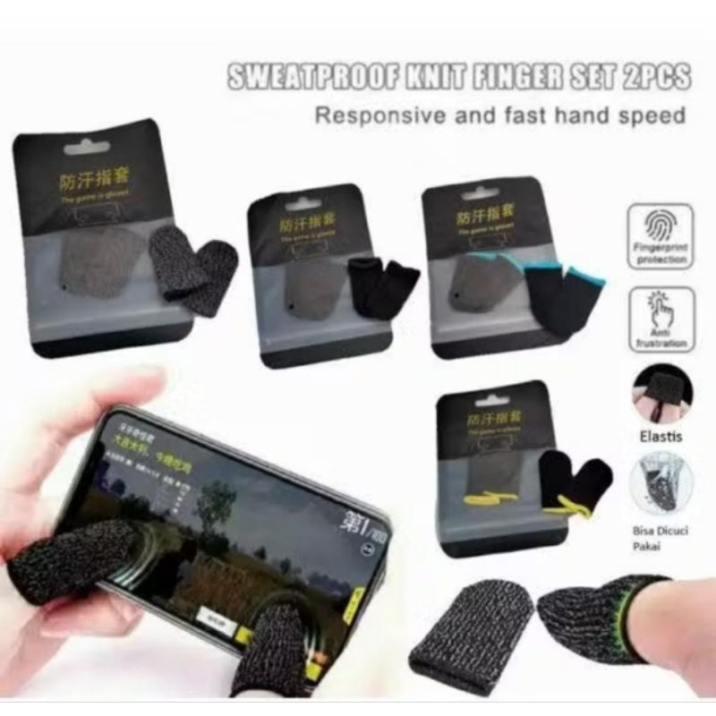 Sarung tangan jempol buat game di handphone mu