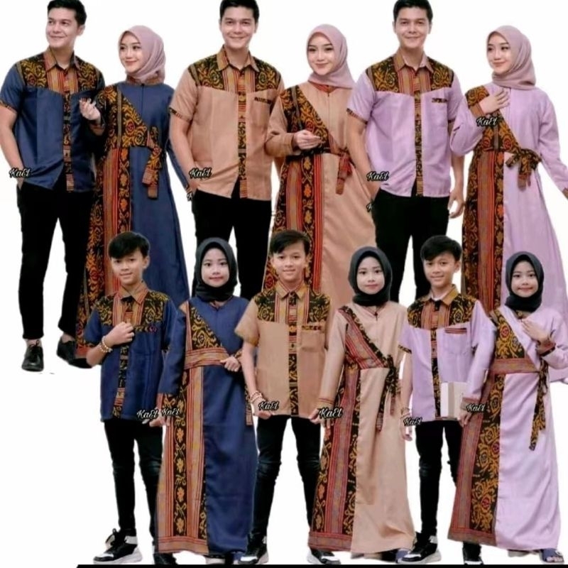 GAMIS SYAR'I KELUARGA AYAH IBU Couple