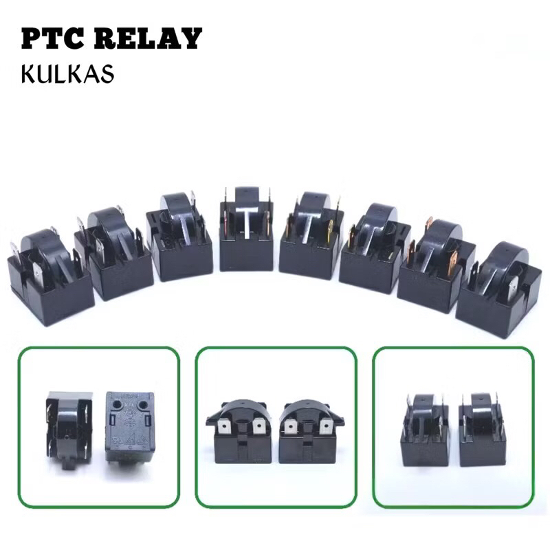 PTC Relay kulkas Relay Kompresor Kulkas