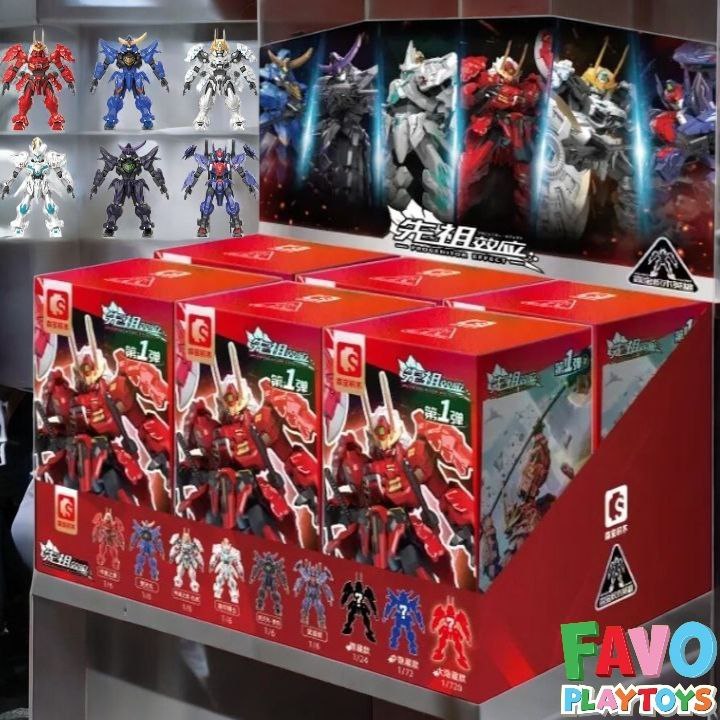 SEMBO BLOCK x MOSHOW Progenitor Effect Ancestral Effect Hero First Edition Series - FULL SET 6 PCS M