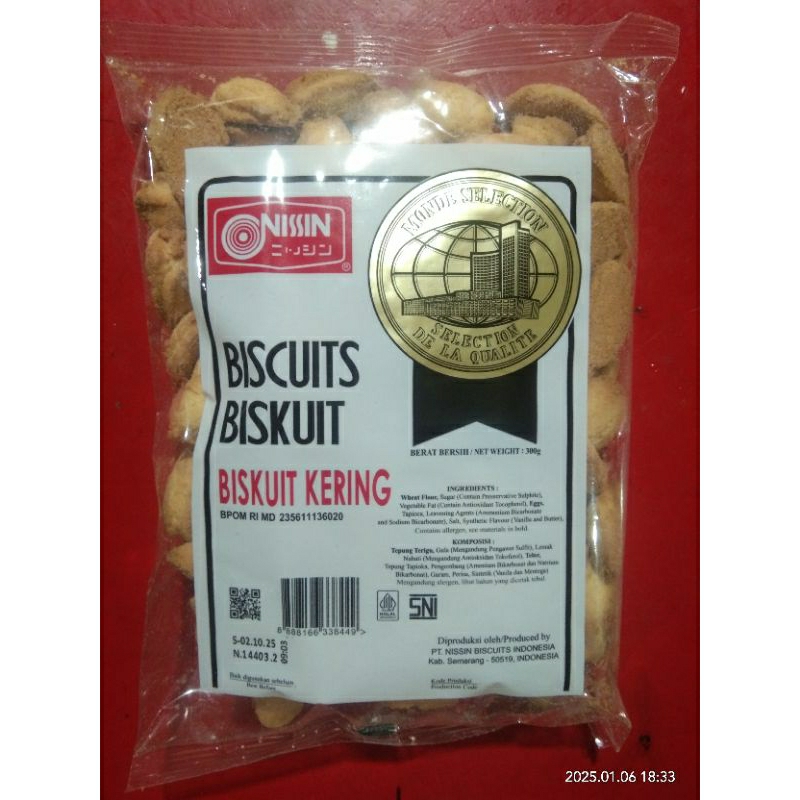 

Biskuit Kering Nissin 300g