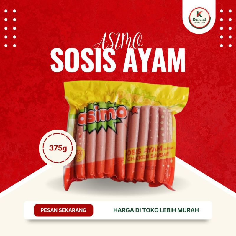 

Asimo - Sosis Ayam 375 Gram