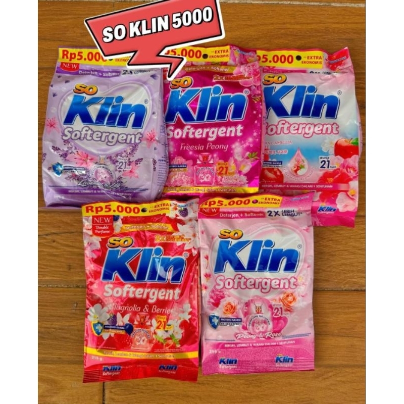 soklin softergent 215g / soklin softergent 5000
