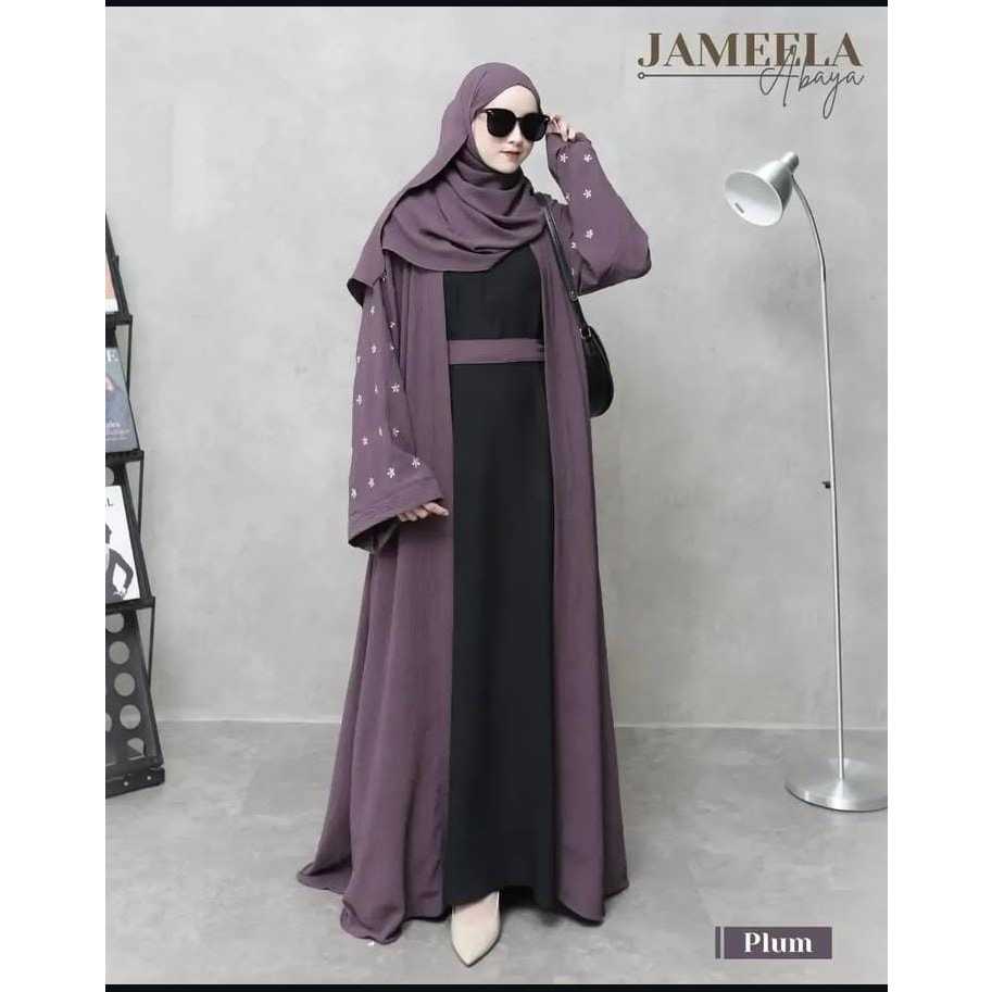 Moza Abaya Gamis One Set Cardigan Panjang Terbaru