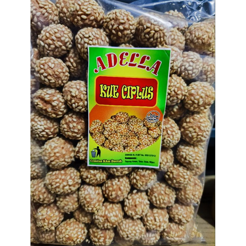 

Kue Ciplus Wijen Adella | Roti Ketawa Premium