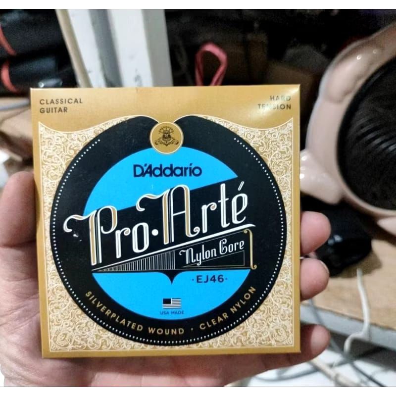 Senar daddario nylon ej49/senar gitar daddario Black NYLON clear EJ45