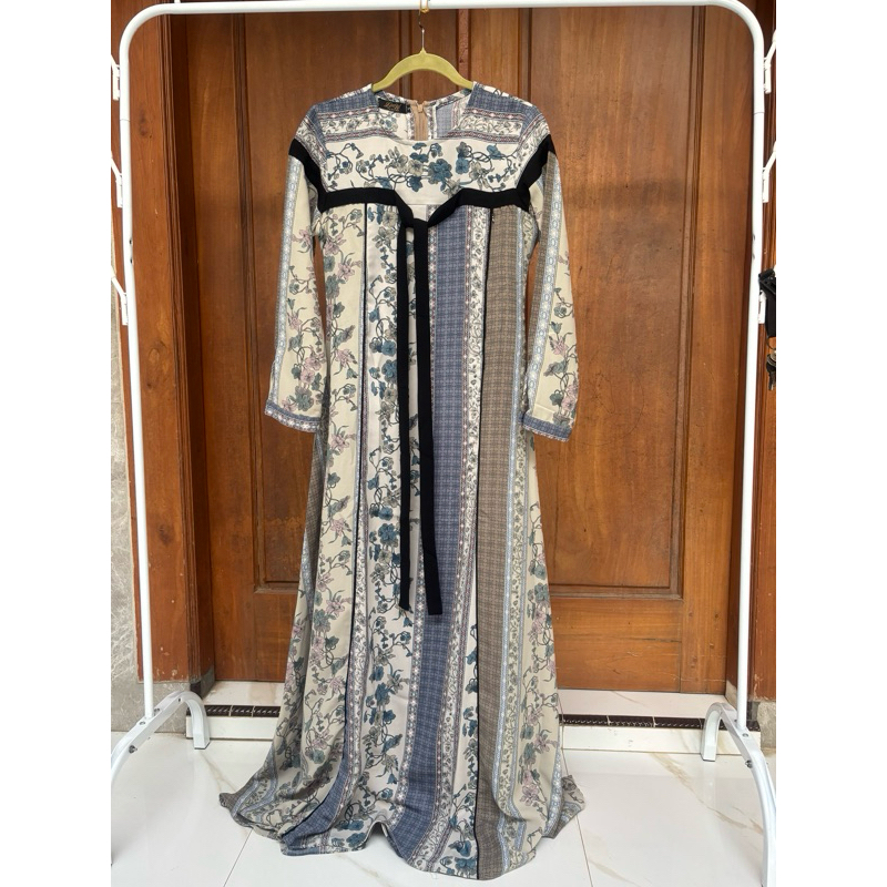 PRELOVED gamis LNW FASHION SIZE S (bagian tangan dipermak)