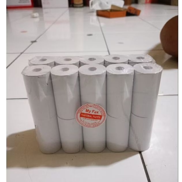 

kertas struk thermal 57/58x30 paket 10roll