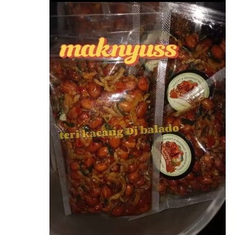 

teri kacang Dj balado/ makanan siap saji /makanan praktis /olahan tempeteri