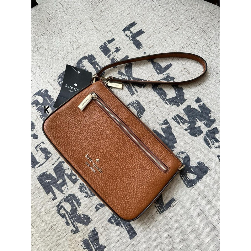 ks leila convertible wrislet warm ginger brown sz 19x11cm