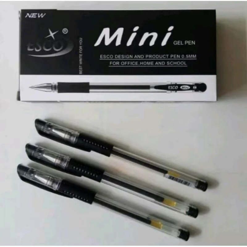 

1 Pack Pulpen Gen Esco mini bolpoin isi 12 pcs