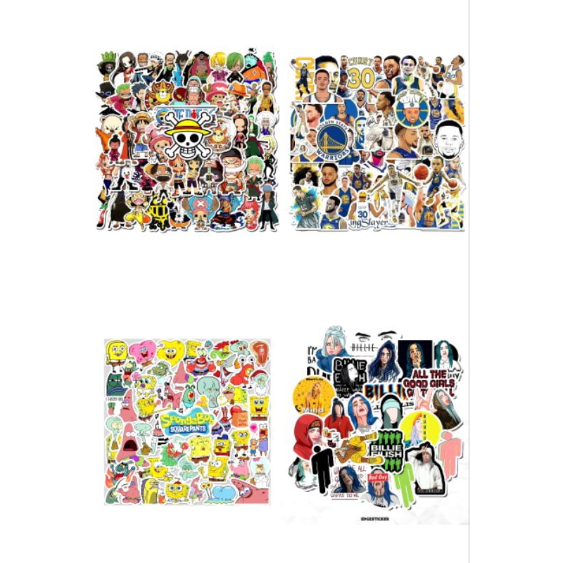 

stiker pack set of 50 water proof