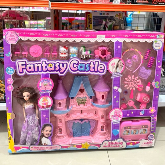 Mainan Rumah Boneka Anak Fantasy Castle JX-771