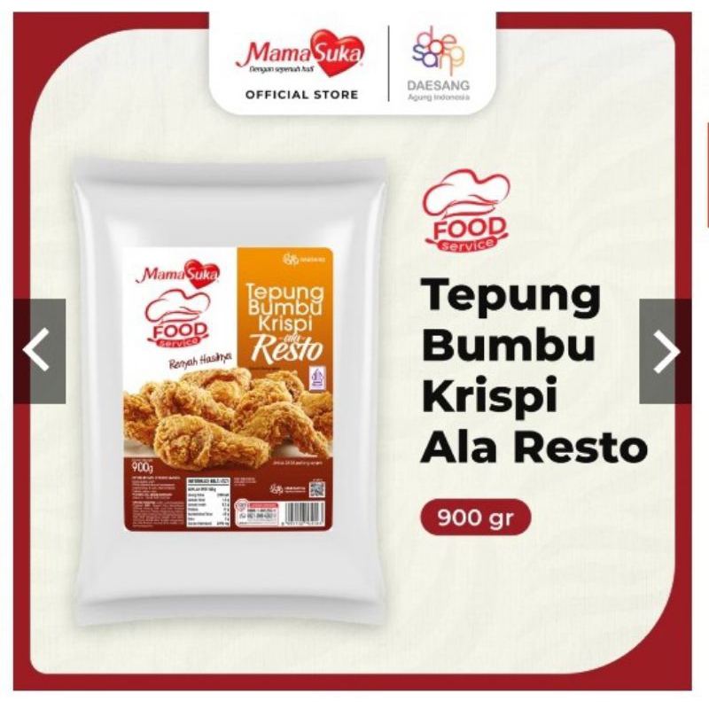 

Tepung bumbu krispi ala resto 900 gr