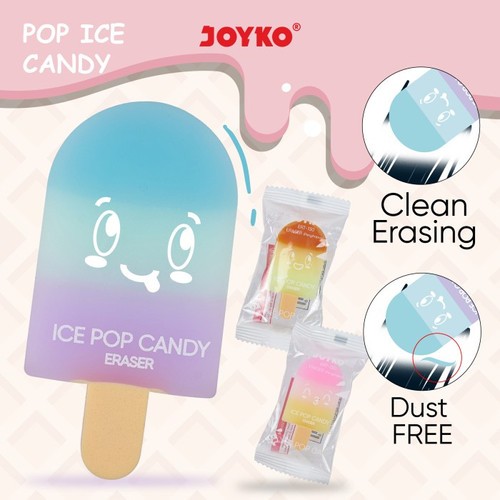 

Penghapus Ice Pop Candy ER-130 JOYKO Per Kotak ( ISI 24 PCS )