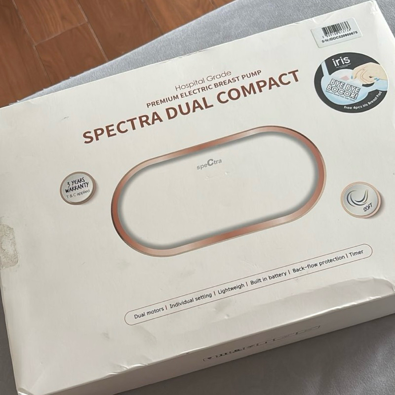 Spectra Dual Compact Electric Breastpump - Pompa Asi Elektrik Ganda ( Preloved )