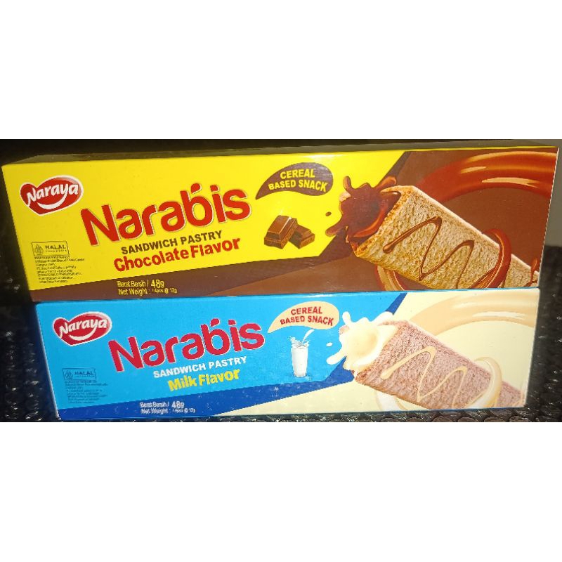 

Naraya Narabis Sandwich Pastry Chocolate Flavor and Milk Flavor 48grm