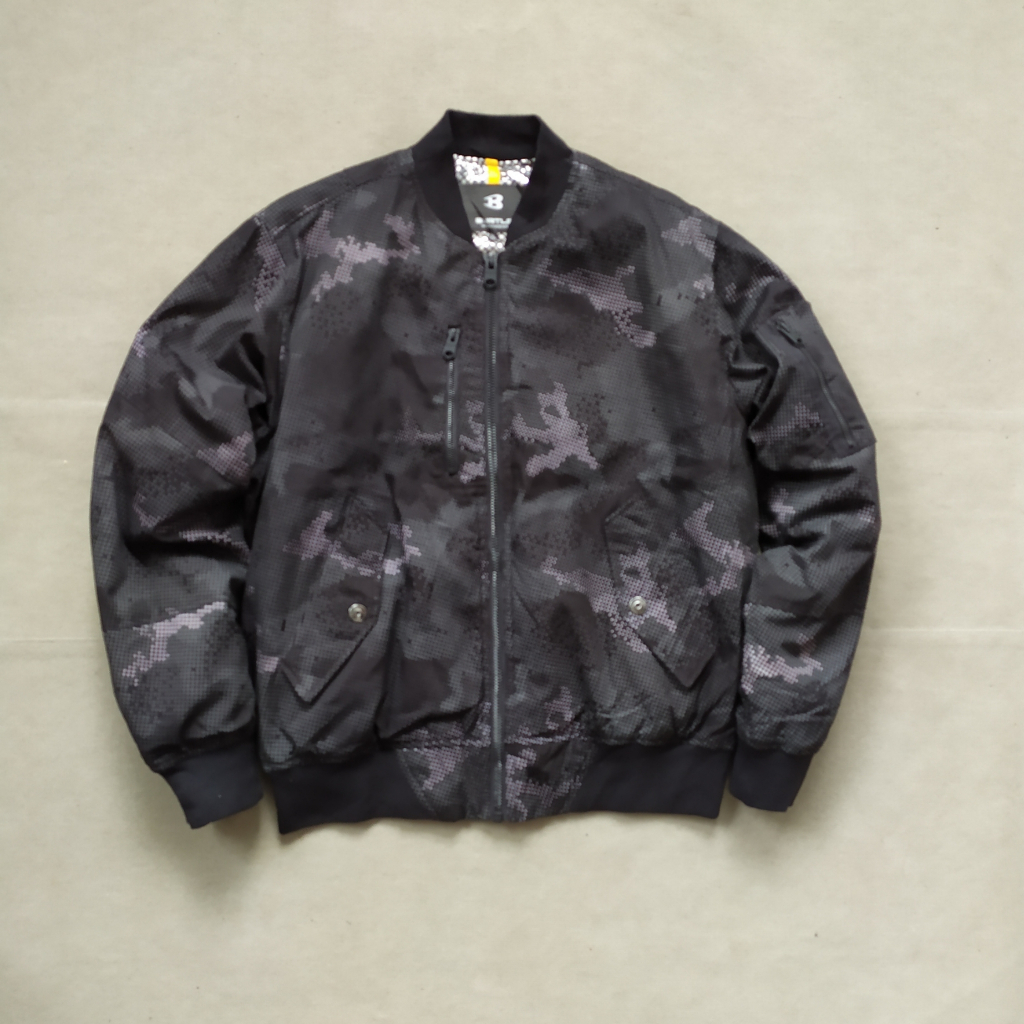 JAKET BOMBER PRIA BURTLE WORKWEAR MOTIF CAMO INNER THERMAL